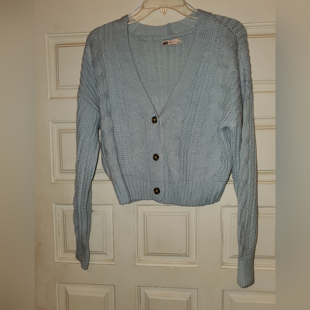 SO cable knit cardigan